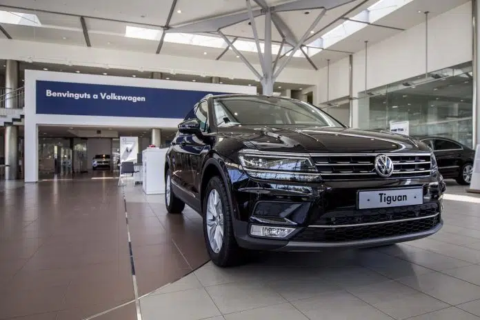 une voiture Volskwagen Tiguan