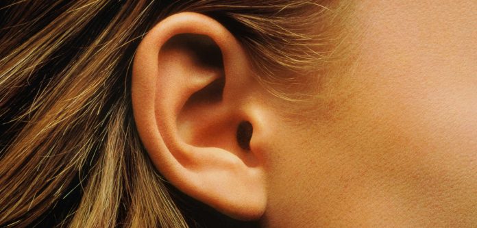 Gros plan sur une oreille humaine