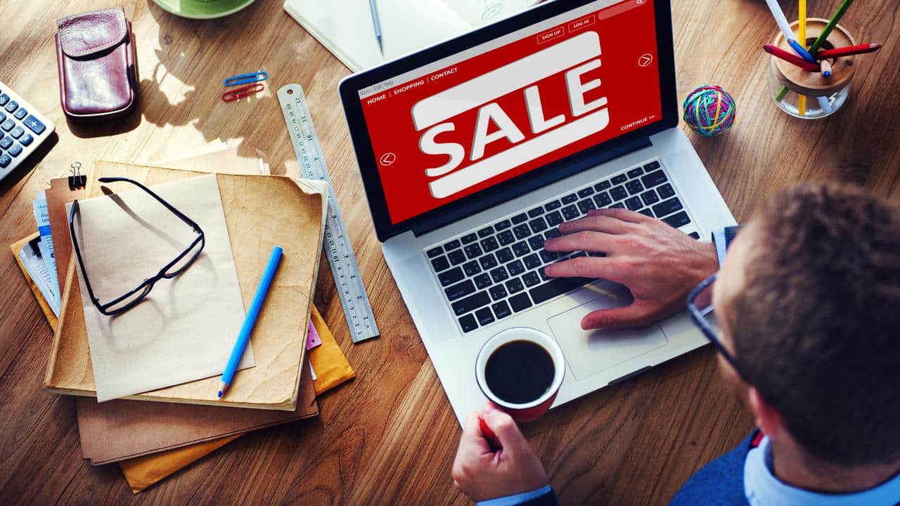 Achats en ligne en période de solde