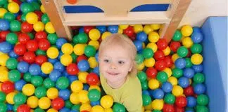 Piscine à balles pour bébé idéal pour l'éveil