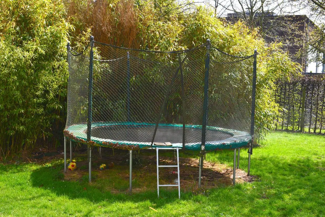 trampoline avec filet