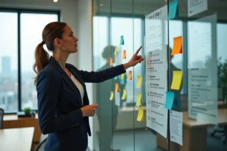 Infographie sur les étapes clés d'un lancement de projet efficace