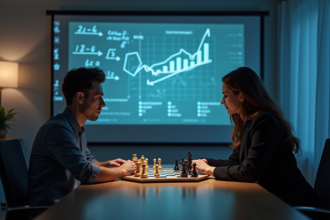 Stratégies de jeu illustrant les interactions entre joueurs rationnels