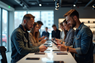 Graphique illustrant l'impact de la technologie sur les comportements d'achat en 2023