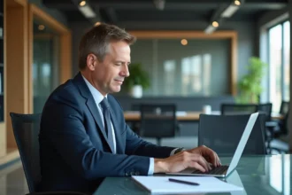 Infographie sur l'évolution des employés de bureau et la gestion des tâches