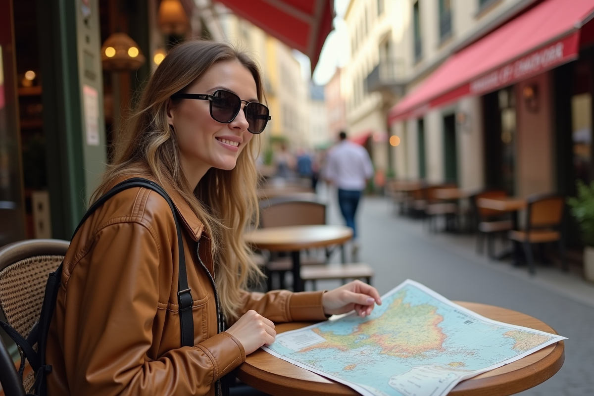 femme voyageuse