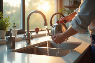Pompe de surface utilisée pour le transfert d'eau domestique