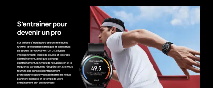 huawei watch entrainement