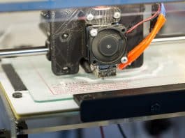 Imprimante 3D en plein travail