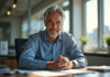 Neal Helson Baxter dans un bureau lumineux et moderne