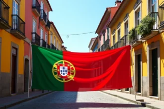 Drapeau portugais illustrant son histoire et ses évolutions au fil des siècles