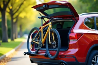 Différentes options de fixation pour porte-vélos sur voiture