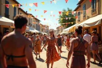 Fête de village dans l'Hérault avec traditions et convivialité