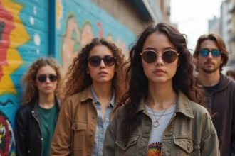 Vêtements streetwear alliant luxe et culture urbaine contemporaine