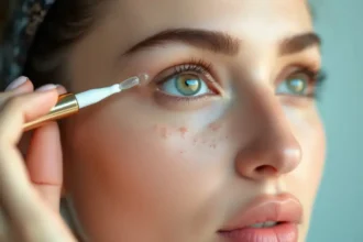 Cernes atténués grâce à l'acide hyaluronique pour un regard éclatant