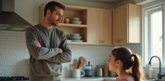 Parent strict ou tolérant : quelle méthode éducative choisir ? Père et fille dans la cuisine lumineuse en famille