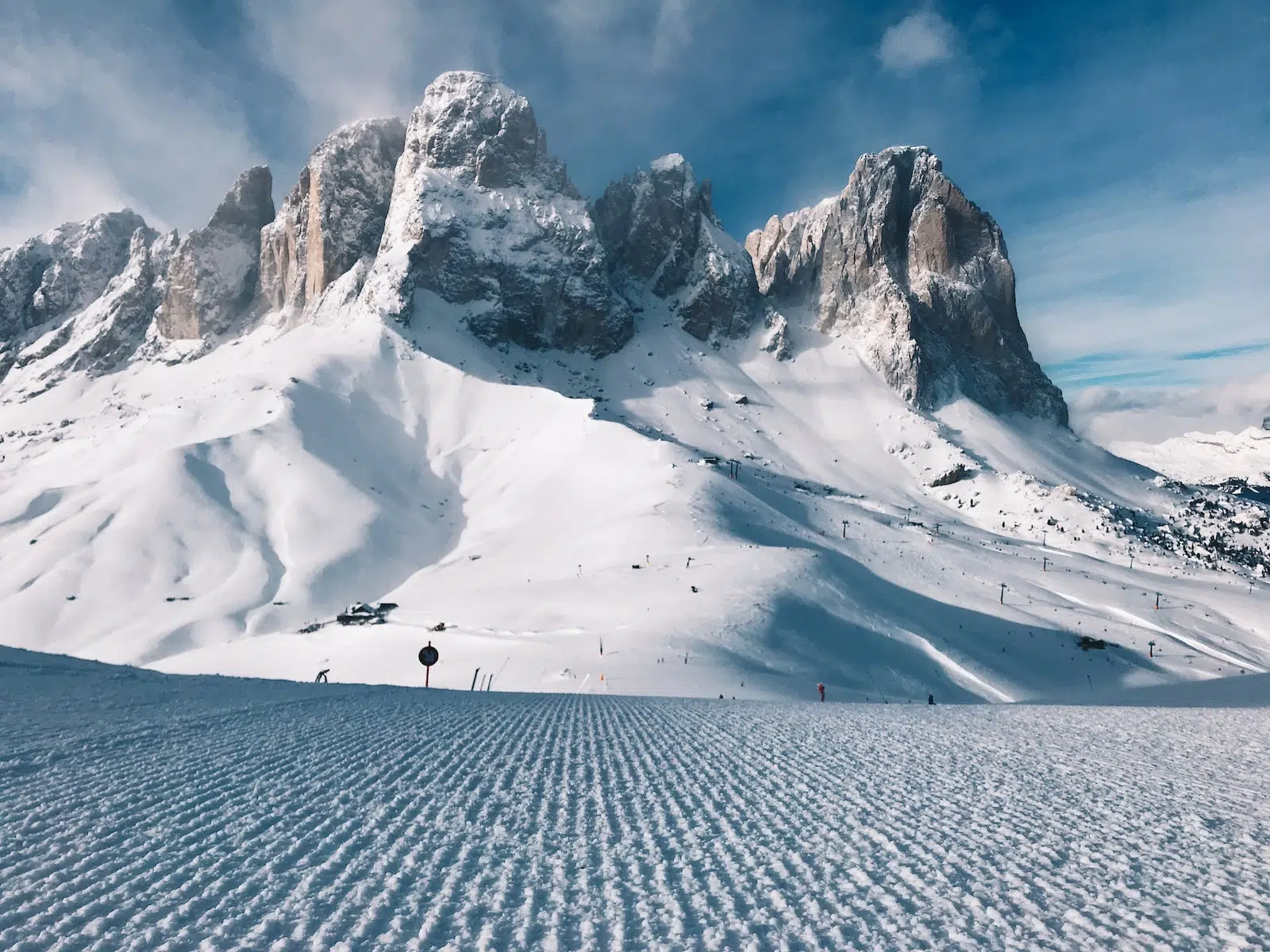 landscape photo of mountain covered with snow