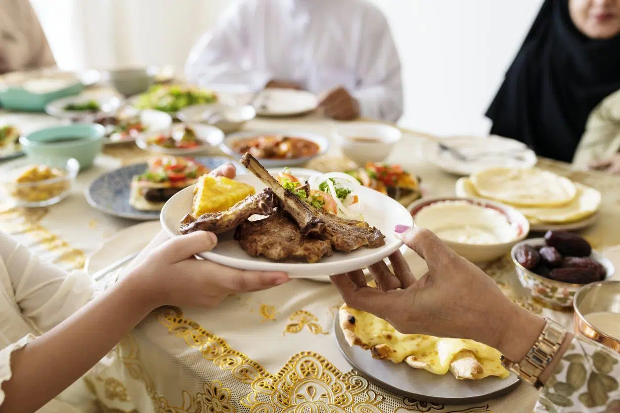 repas de famille, décoration de la table